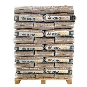 Palete de 77 sacos de pellets KINGFOC